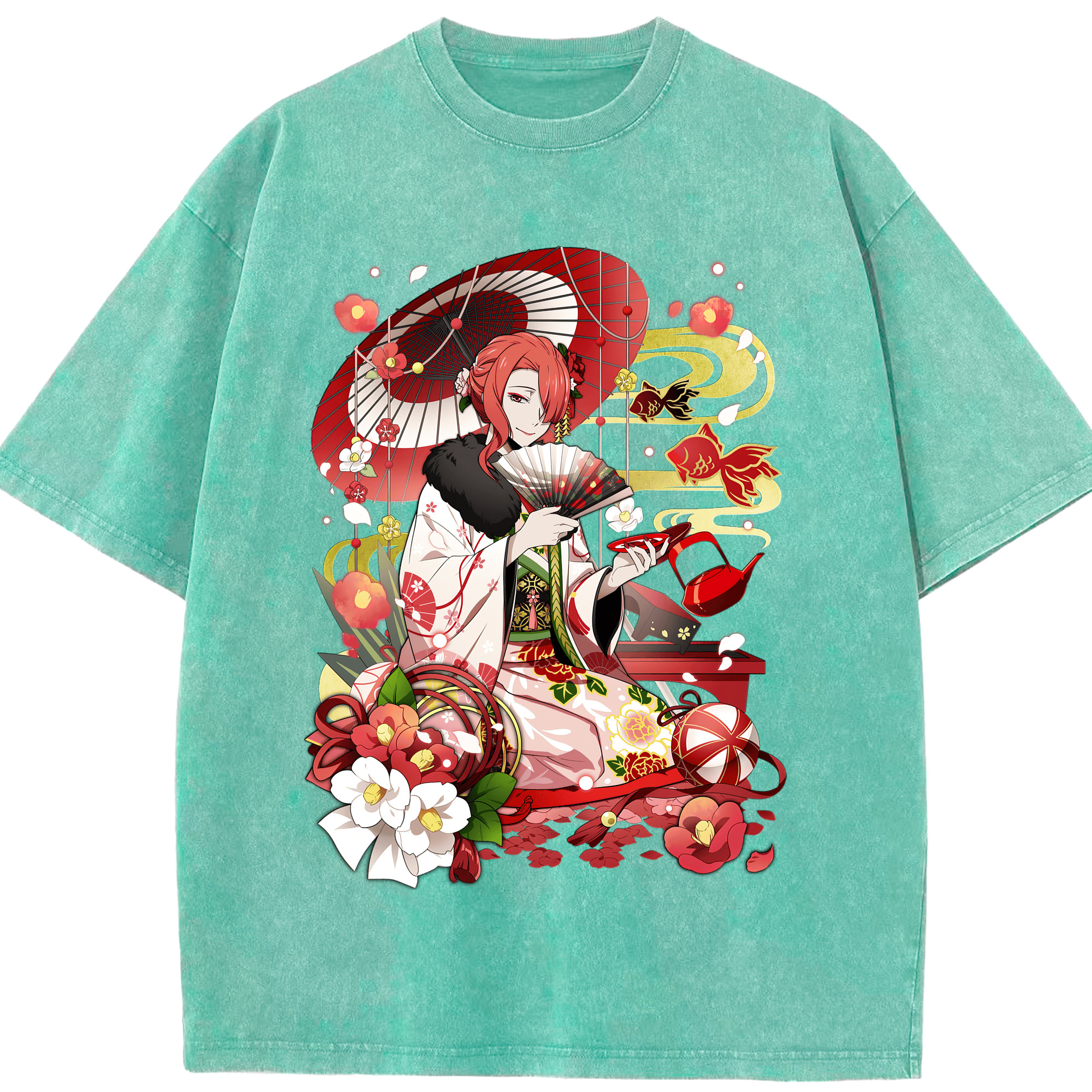 （画像用） 文豪ストレイドッグス Bungo Stray Dogs 綿100% ヴィンテージ風 半袖Tシャツ（フロントプリント）